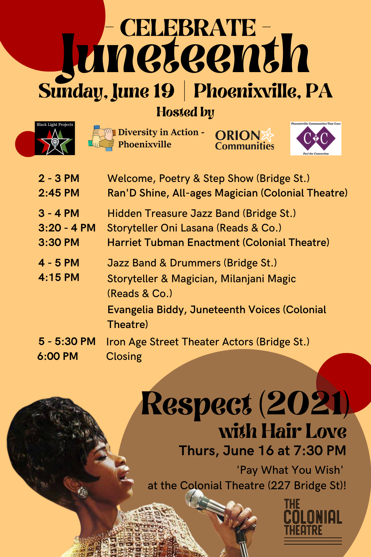 Ad for 2022 Juneteenth Phoenixville